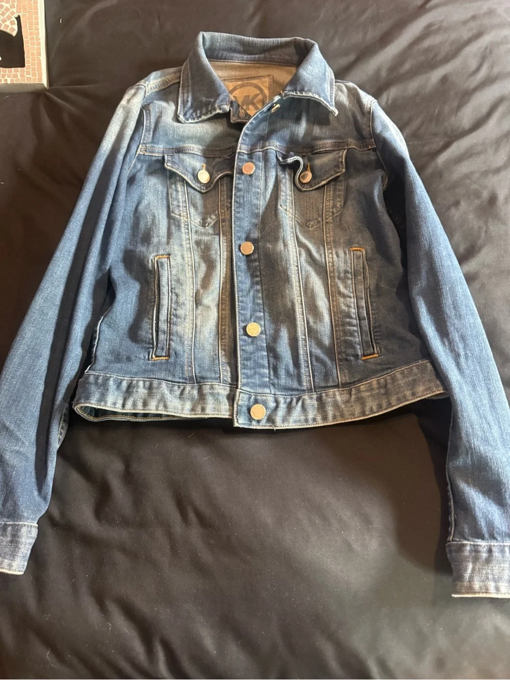 Michael Kors Women's Blue Denim Jean Jacket